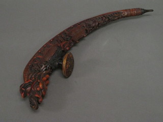 A curios large Eastern pipe 19"