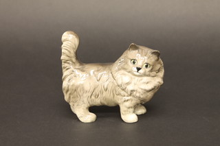 A Beswick figure of a walking grey cat 5"