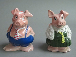 2 Wade Nat West Piggy banks in the form of Annabel and  Maxwell