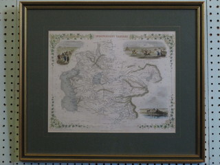 A John Tallis & Co map 10" x 13"