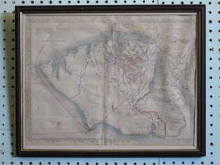 J Rapkin, a coloured map of "Sebastapol" 10" x 13"