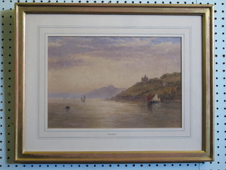 Mary Philip, watercolour drawing "St Malo", the reverse  labelled 9" x 12"