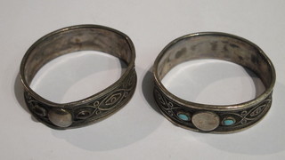 A pair of Celtic napkin rings