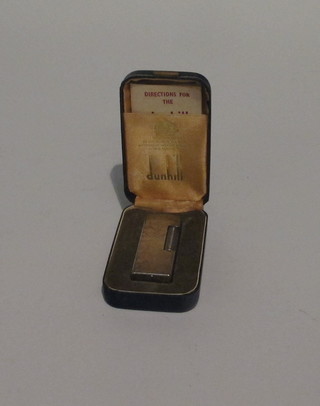 A Dunhill silver plated lighter