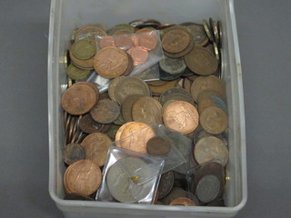 A collection of copper coins