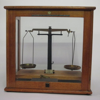 A pair of laboratory scales