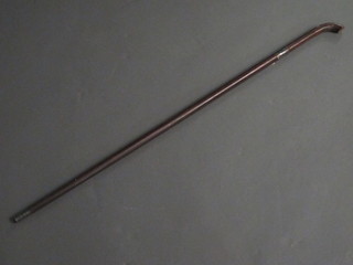 A 19th Century sword stick, jammed at time of cataloguing,