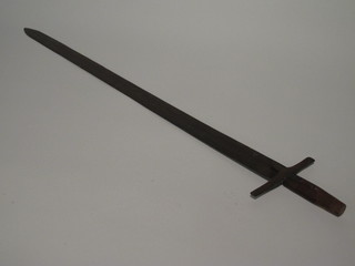A double edge sword with 35" blade