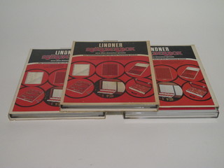 3 Lindner coin collecting trays