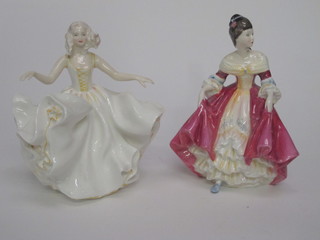A Royal Doulton figure - Sweet Seventeen HN2734 and 1 other  Southern Belle HN2229