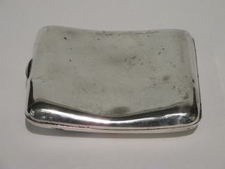 A silver cigarette case, Chester 1909, 3 ozs