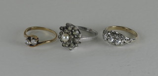3 various dress rings