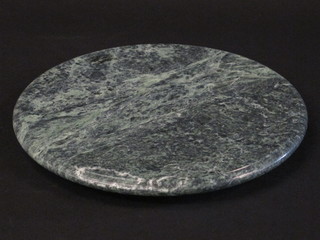 A circular granite lazy Susan 12"