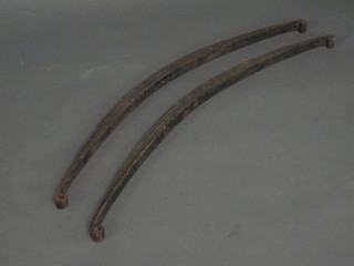 A pair of iron carriage springs 35"
