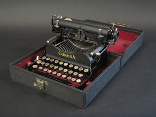 A Corona portable manual typewriter