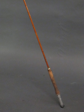 A split cane 3 section fishing rod - The Walker's Delune Wonder