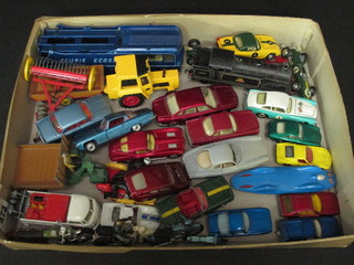 A collection of Corgi and other toy cars