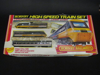A Hornby Intercity 125 HST diesel electric train set R556,  boxed, together with 2 diesel shunting engines