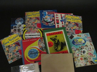 12 various school boy stamp albums