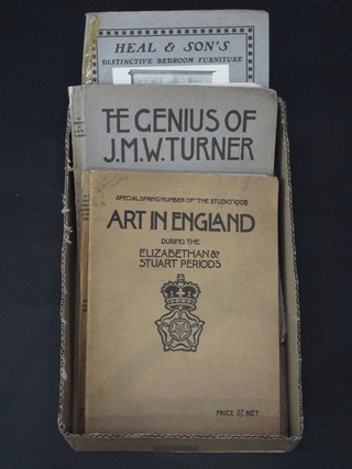 2 volumes "The Art of England During the Stuart Elizabethan Period" and 1 volume "The Genius of J M W Turner"