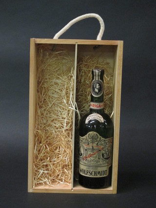 A bottle of 1930's Wolfschmidt Riga