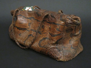 A crocodile bag