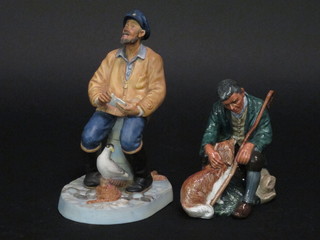 A Royal Doulton figure - The Master HN2325 and 1 other The  Seafarer HN2455