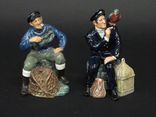 A Royal Doulton figure - Shore Leave HN2254 and 1 other - The  Lobster Man HN2317