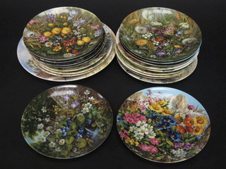 A collection of various collector's plates