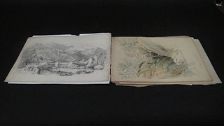 A folio of various prints