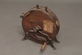A 19th Century circular knife cleaner