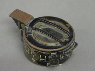 A military prasmatic compass marked T G & Co. 1940 Mk3 F