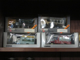 A collection of Corgi cars