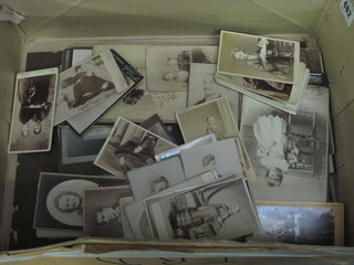 A quantity of various early black and white photographs