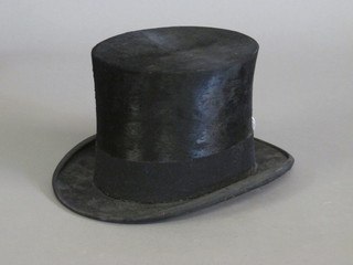 A gentleman's black top hat by Scots