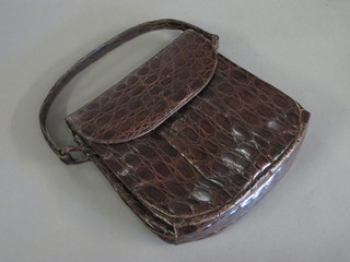 A lady's crocodile handbag