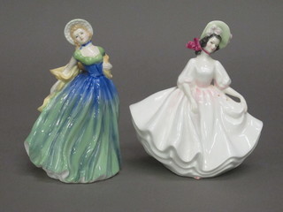 A Royal Doulton figure - Jane HN3260 and 1 other - Sunday  Best HN2698