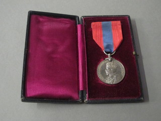 A George V Imperial Service medal to Charles Henry Fincham,  complete with certificate, boxed