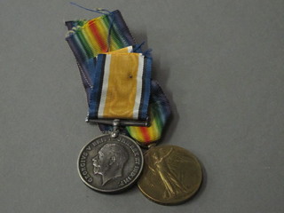 A pair to G-37441 Pte. A Faulkner The Queens, comprising  British War medal and Victory medal