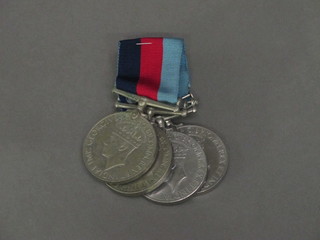 4 various WWII British war medals