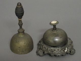 A shop bell together with a table bell