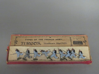 A set of Britains toy soldiers - Types of French Army