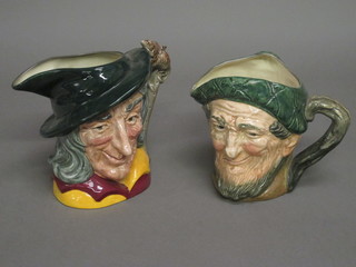 2 large Royal Doulton character jugs - The Pied Piper and Old  Mac