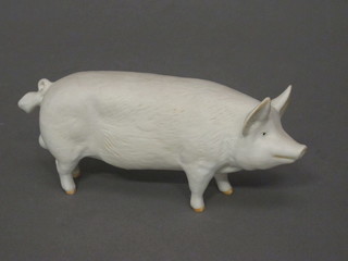 A Beswick figure of Champion Pig C H Wall, C H Boy 1953 6"