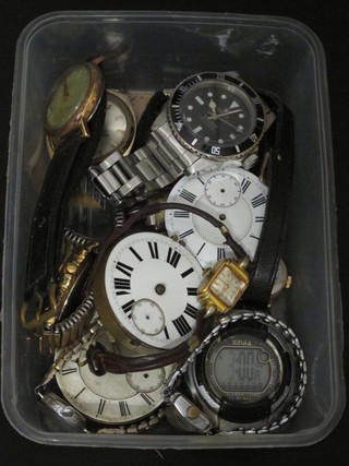 A quantity of various watches and movements etc