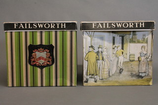 2 square Failsworth hat boxes