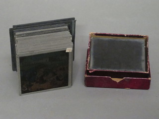 A collection of glass lantern slides