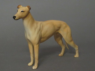 A Beswick figure of a sand coloured Whippet 7"