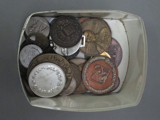 A collection of medallions etc