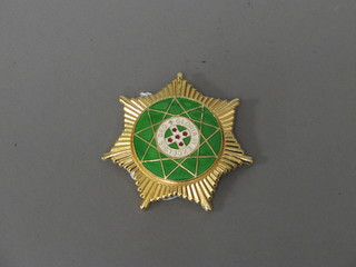 A gilt metal and enamelled Royal Order of Scotland breast jewel